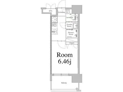 エンクレスト天神LIFE(1K/7階)の間取り写真