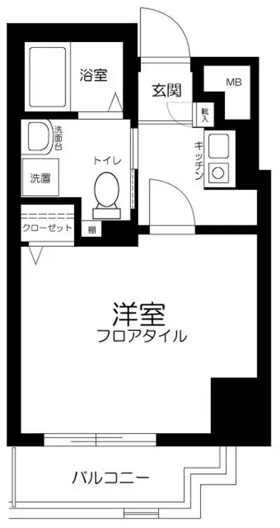グリフィン横浜・セントラルステージ 8階階 間取り