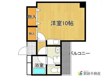 SKセントラルマンション(ワンルーム/5階)の間取り写真