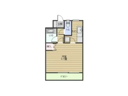 ラ・ステージ青山(1K/3階)の間取り写真