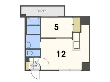 SEIRA南郷7(1LDK/3階)の間取り写真