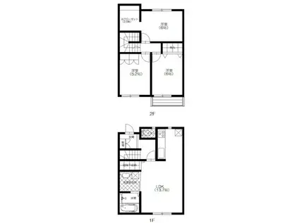 アフロディーテ(3LDK/2階)の間取り写真