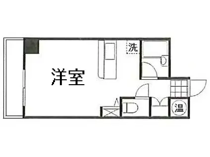 メゾン・ド・シプレーム(ワンルーム/6階)の間取り写真