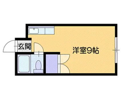 セントラルパレス(ワンルーム/4階)の間取り写真