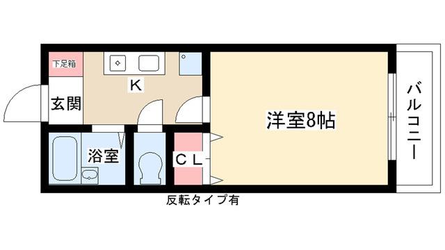 セレニールEXI(1K/3階)の間取り写真