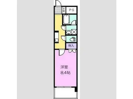 エスペランザ(1K/2階)の間取り写真