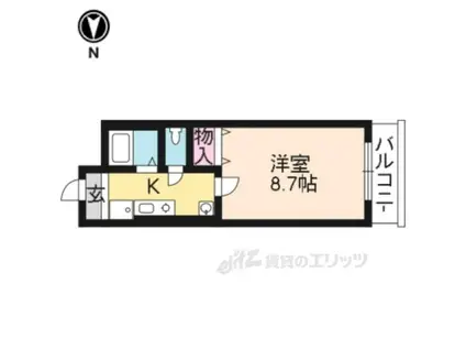 源田ビル(1K/3階)の間取り写真