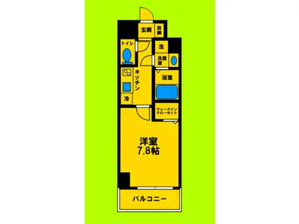 エコロ トヨナカ(1K/9階)の間取り写真