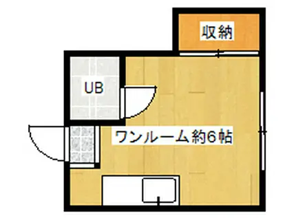 エーコービルド・新鎌ヶ谷(ワンルーム/3階)の間取り写真