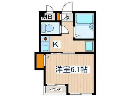 ベル・コンフォート(1K/3階)の間取り写真