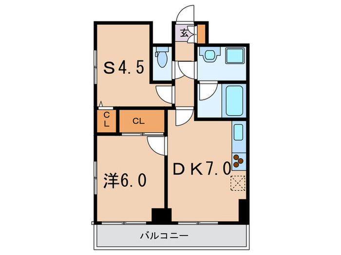 WILLDO大塚(1SDK/3階)の間取り写真