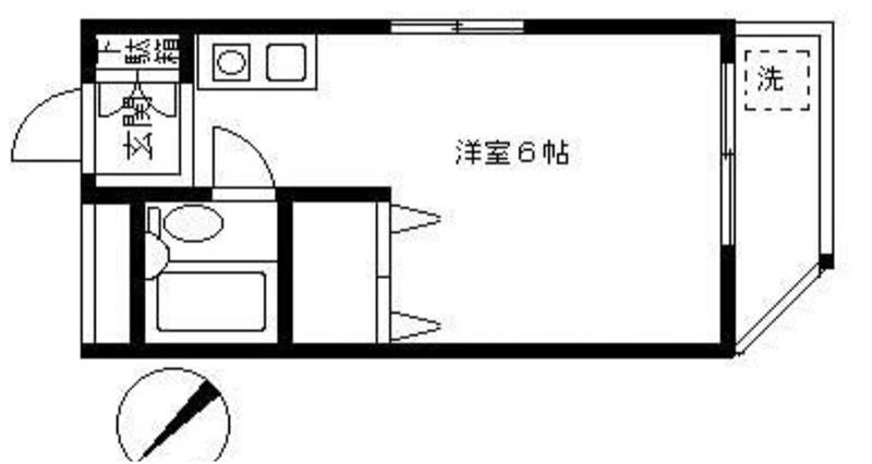 トワ・KOBAYASHI(ワンルーム/3階)の間取り写真