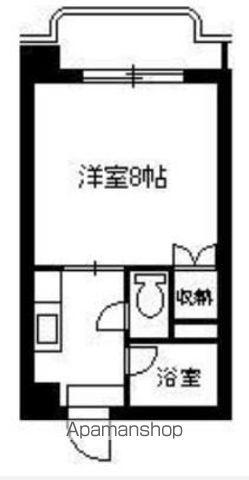 パークハイム鈴木(1K/5階)の間取り写真