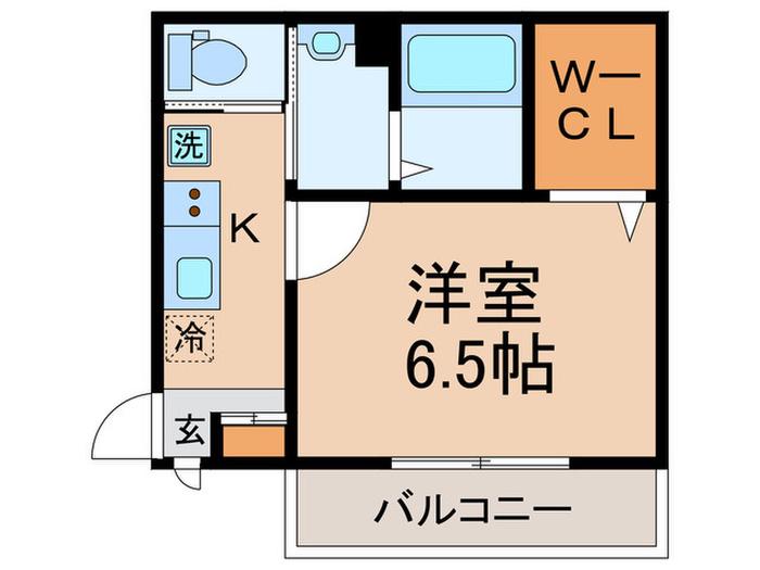 MAISON HEIWA(1K/2階)の間取り写真