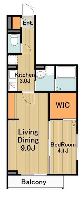 ソフィア2(1LDK/2階)の間取り写真
