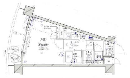パレステュディオ大塚(1K/3階)の間取り写真