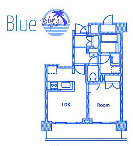 ファインステージ新横浜(1LDK/3階)の間取り写真