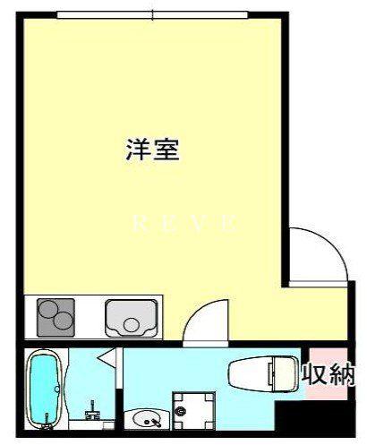 FLレジデンス神田公館II(ワンルーム/4階)の間取り写真