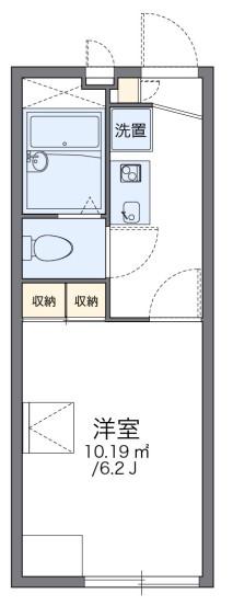 レオパレスKAMISAWA(1K/2階)の間取り写真