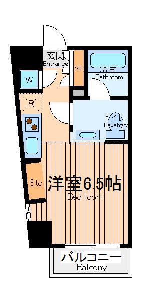 アルテシモリンクディセラ(ワンルーム/8階)の間取り写真