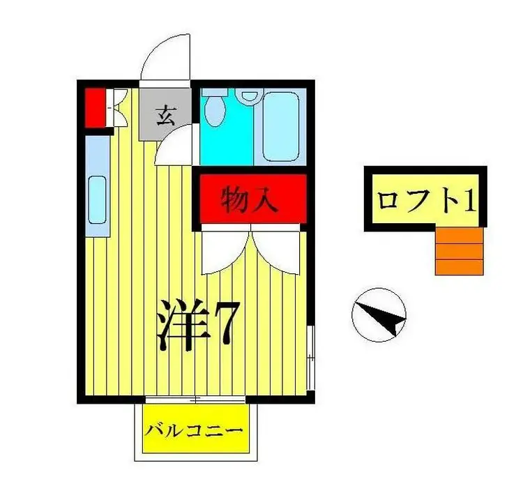 デシマルハウス5 2階階 間取り