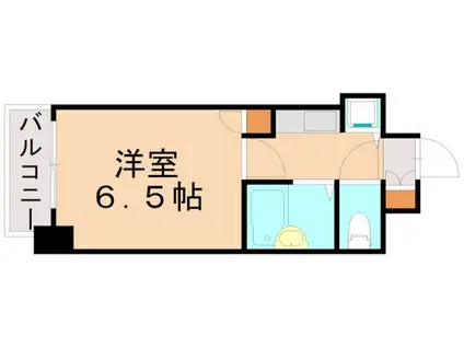 ダイナコートピア黒崎II(1K/6階)の間取り写真