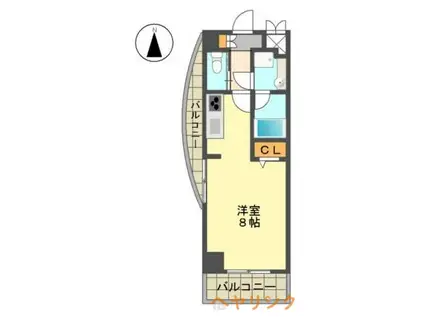 グランドガーデン藤ヶ丘EX(ワンルーム/3階)の間取り写真