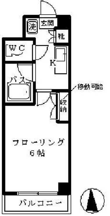 フレール高円寺 5階階 間取り