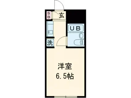 ＪＲ青梅線 東青梅駅 徒歩5分 3階建 築38年(ワンルーム/2階)の間取り写真