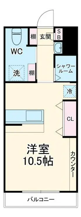 行徳マンション 7階階 間取り