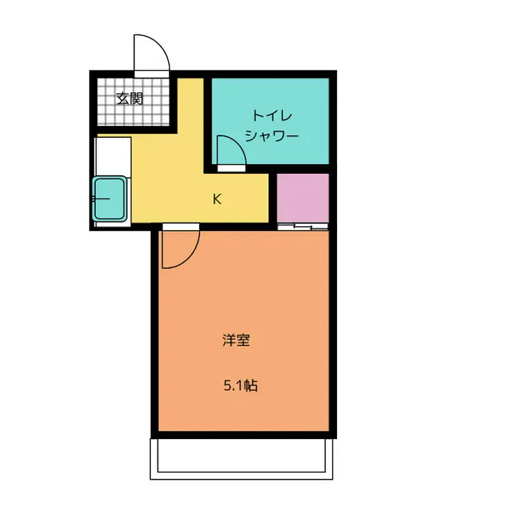 メゾンルミネ 2階階 間取り