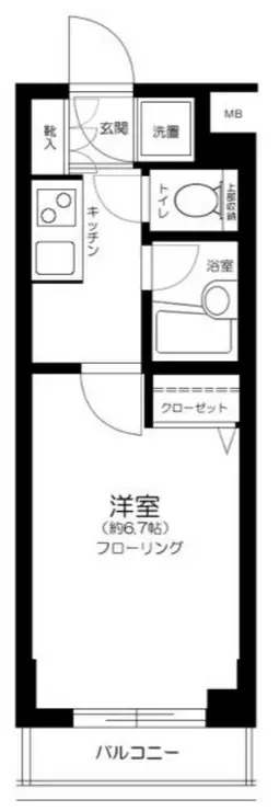 ヴェルト西馬込 2階階 間取り