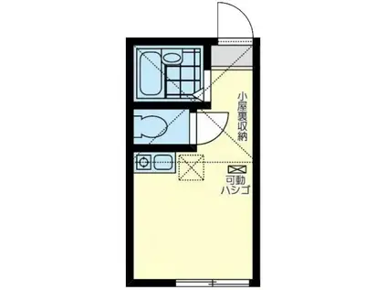 ユナイト南太田バルト・ロメオ(ワンルーム/1階)の間取り写真