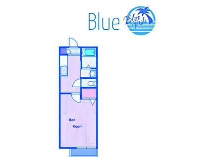 グランシードFUJIMI(1DK/1階)の間取り写真