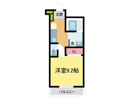 フジパレス宝塚小林III番館(1K/3階)の間取り写真