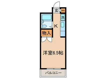 アークステージ(1K/3階)の間取り写真