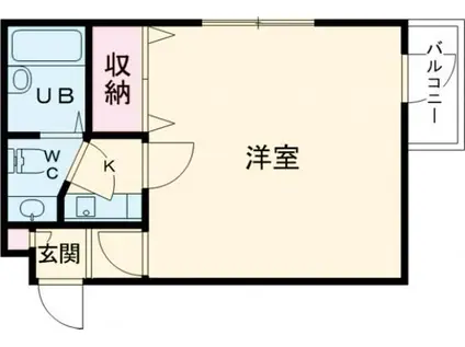 アルバーナ(1K/5階)の間取り写真
