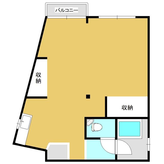 泰陽ビル(ワンルーム/3階)の間取り写真