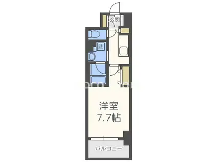 アーバネックス堂島(1K/10階)の間取り写真