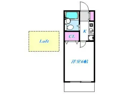 児玉マンションII(1K/2階)の間取り写真