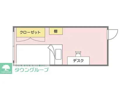 力行会館 日本館(ワンルーム/2階)の間取り写真