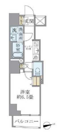 プルミエ市谷薬王寺(1K/3階)の間取り写真