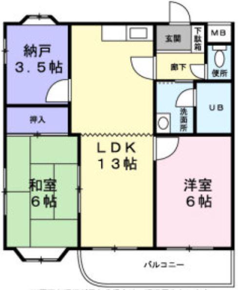 ラポール百舌鳥(3LDK/4階)の間取り写真