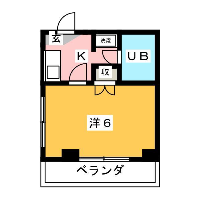 フィレンツェ滝野川(1K/3階)の間取り写真