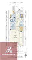 MELDIA CREST OSAKA ノース(1K/8階)の間取り写真