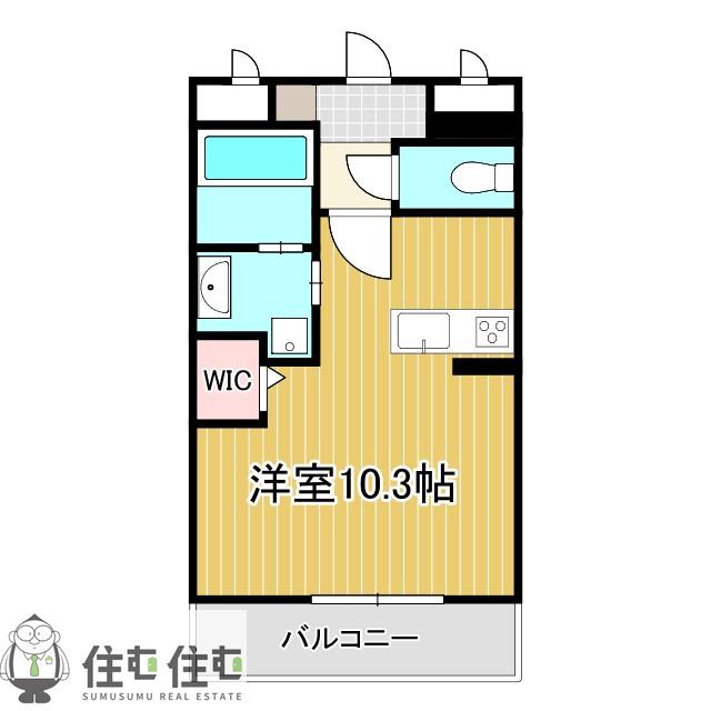TH-MAISON今町(ワンルーム/3階)の間取り写真