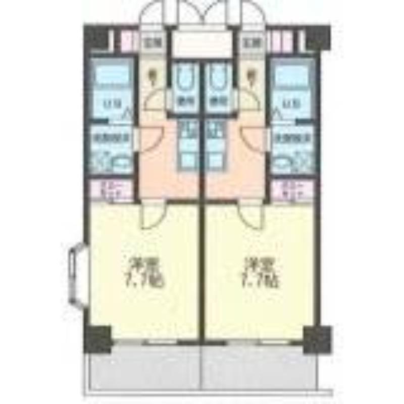エスパシオ町田(1K/3階)の間取り写真