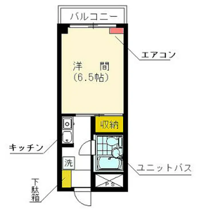 マイコート元本郷 5階階 間取り