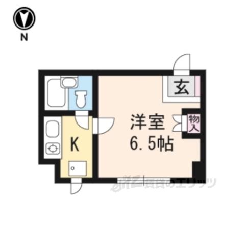 別当町東(1K/3階)の間取り写真