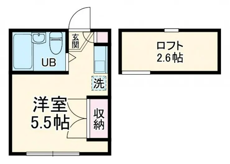 ピュアハウス妙蓮寺 1階階 間取り